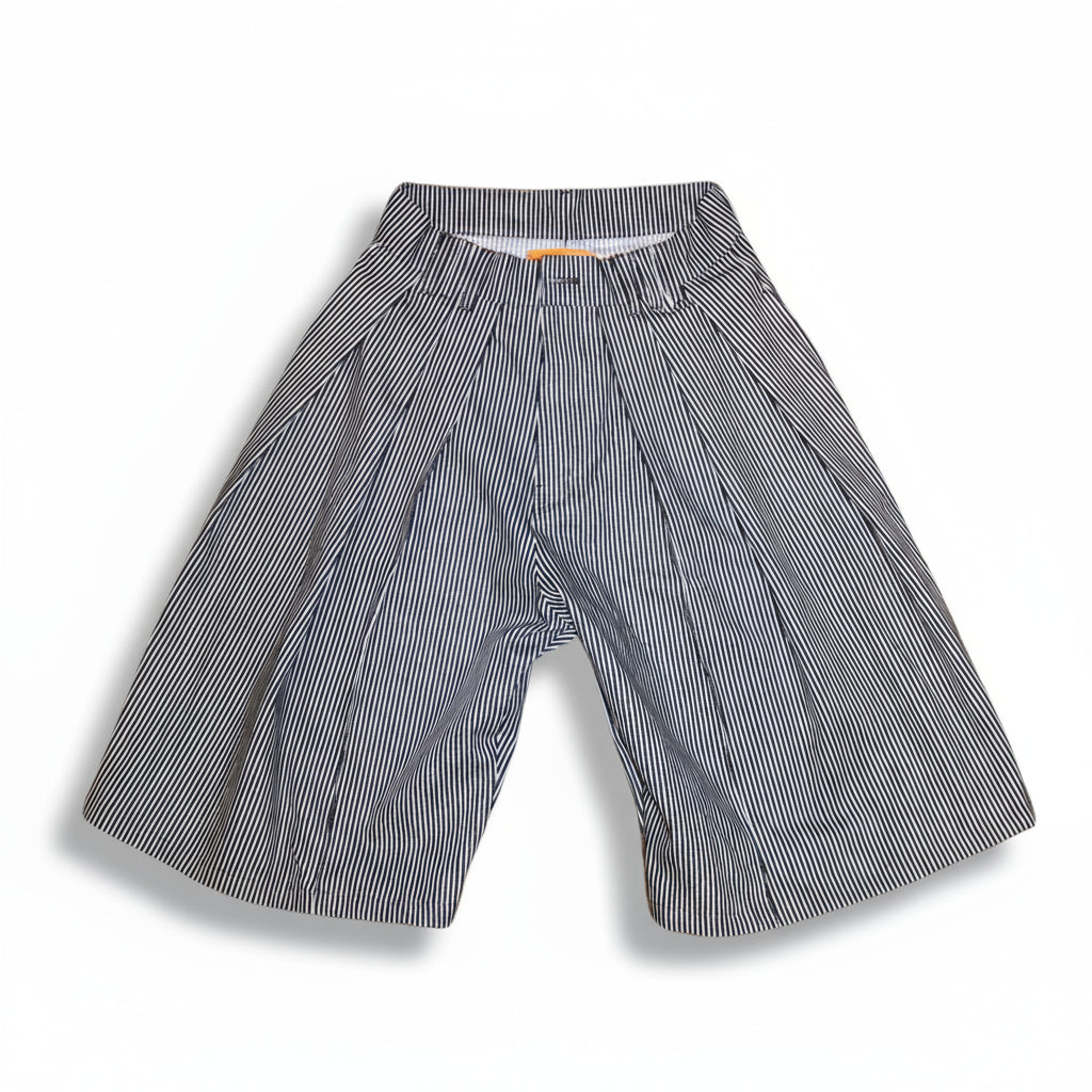 Pin- Stripe Pleated Short