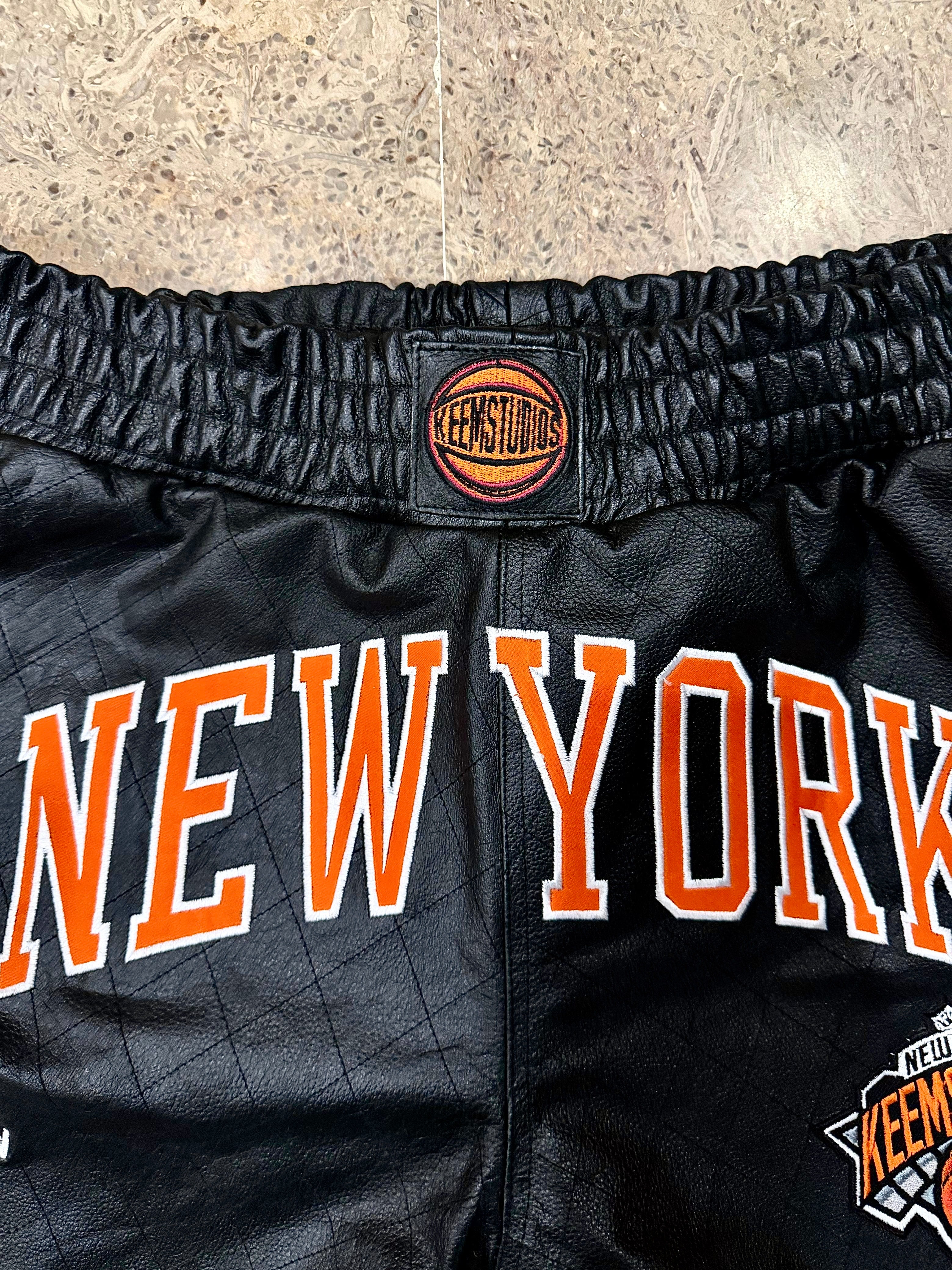 NEW YORK KNICKS CHAMPIONSHIP LEATHER SHORT