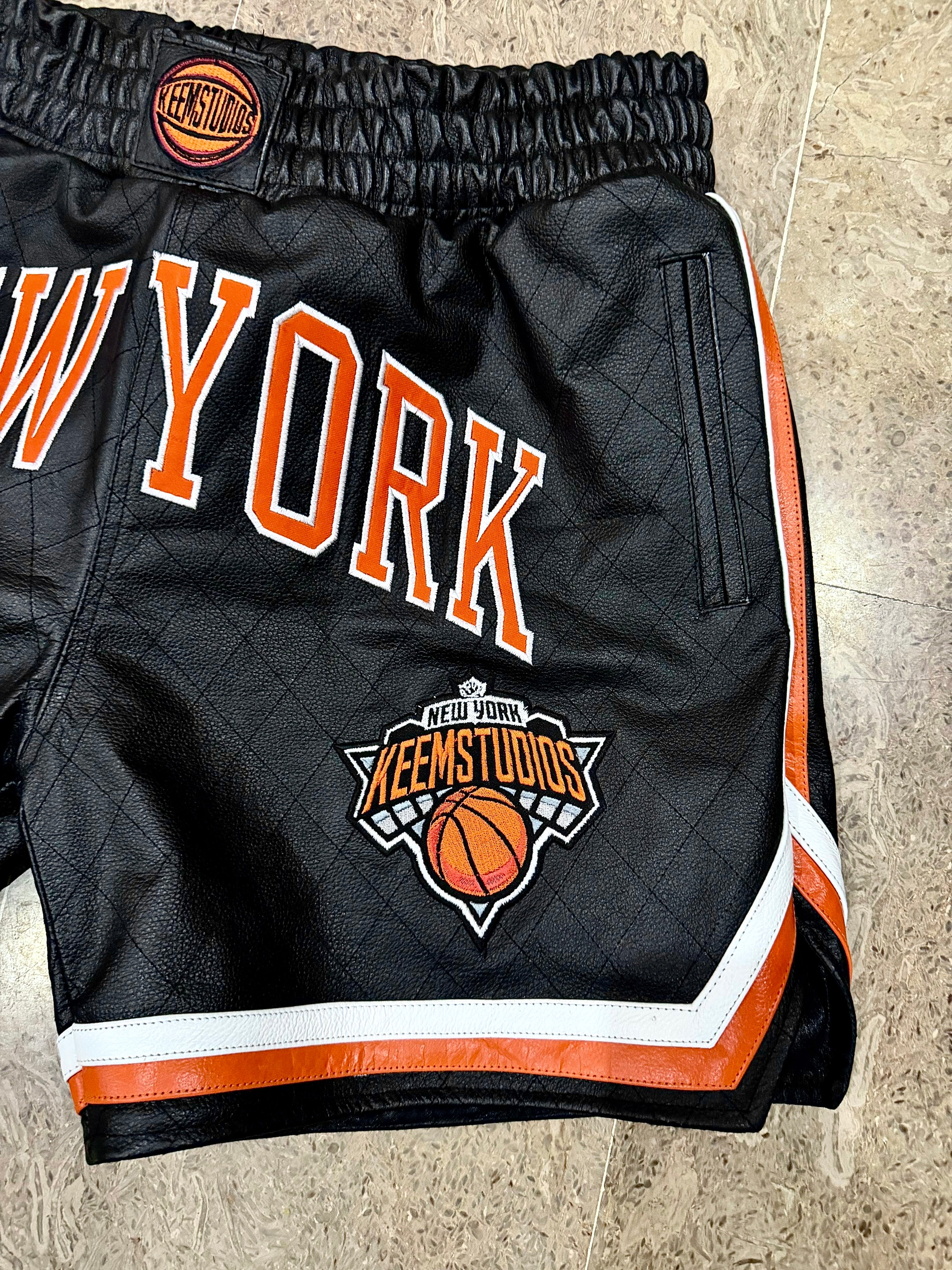 NEW YORK KNICKS CHAMPIONSHIP LEATHER SHORT