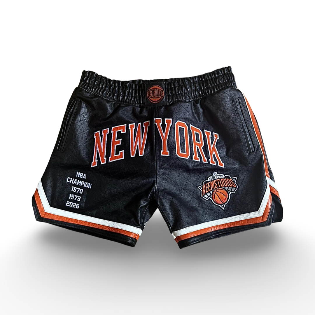 NEW YORK KNICKS CHAMPIONSHIP LEATHER SHORT