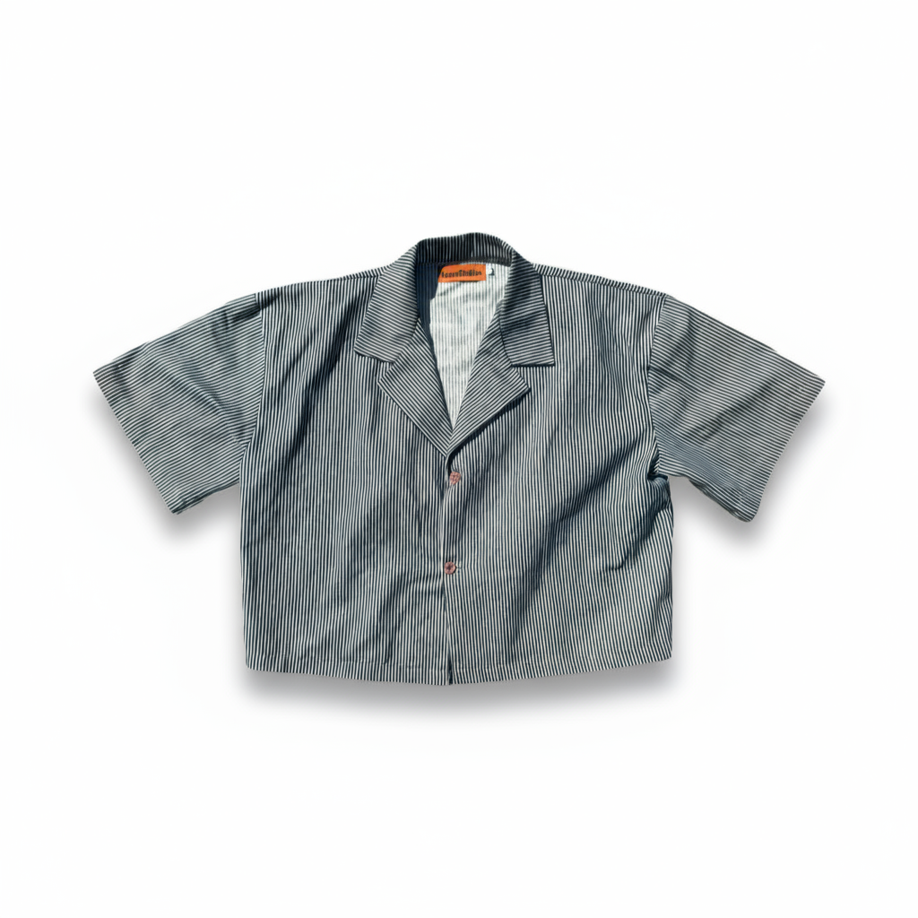 Pin- Stripe Short Sleeve