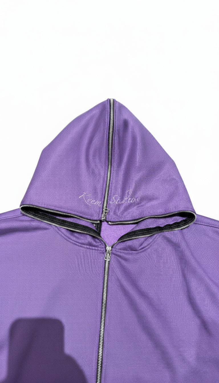 Purple Full- Zip Hoodie