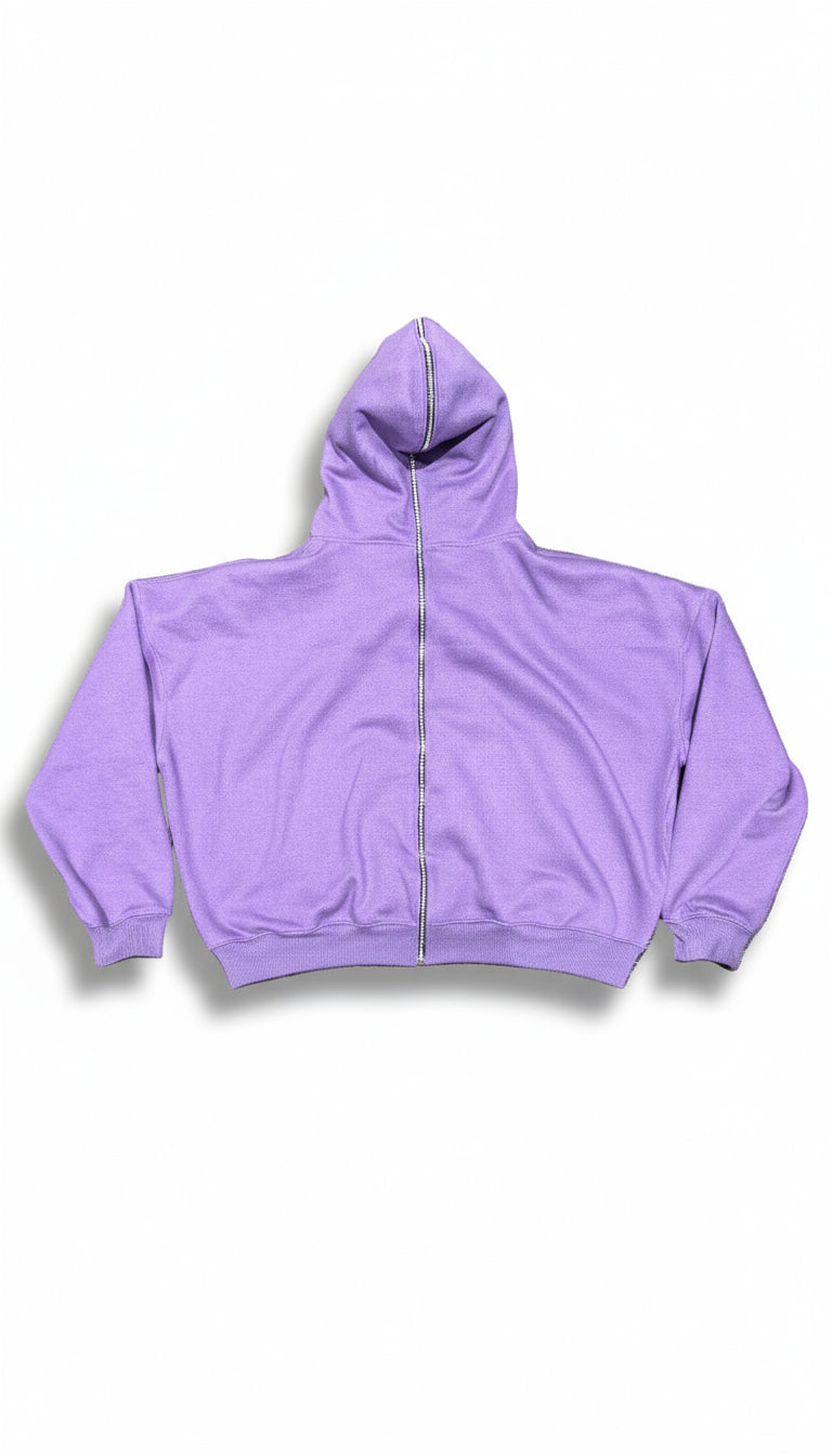 Purple Full- Zip Hoodie