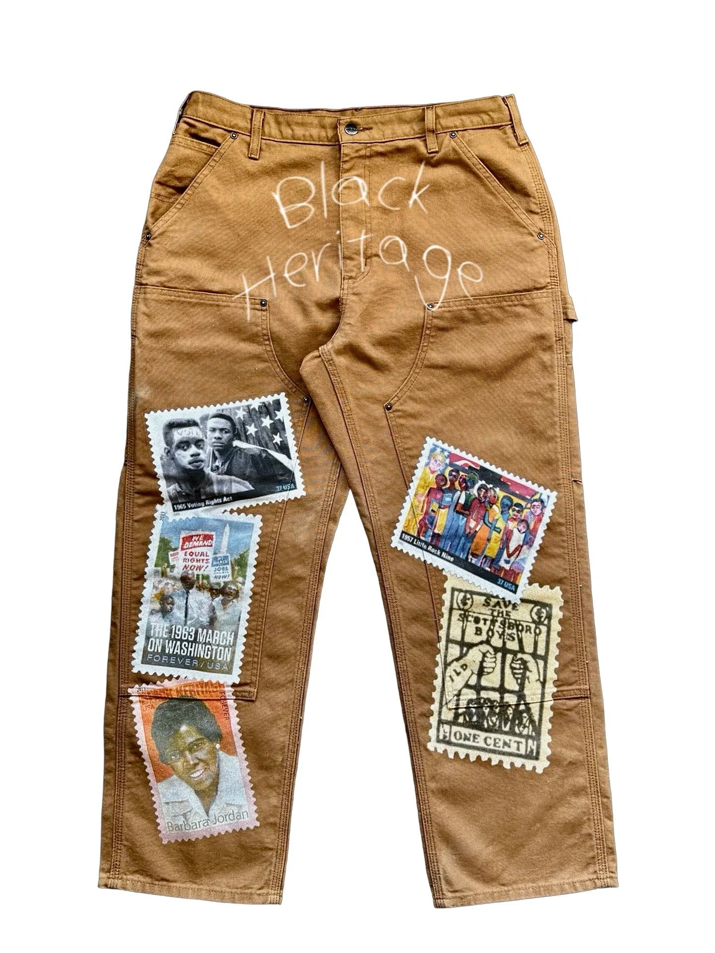 Black Heritage Carhartt Carpenter Pant